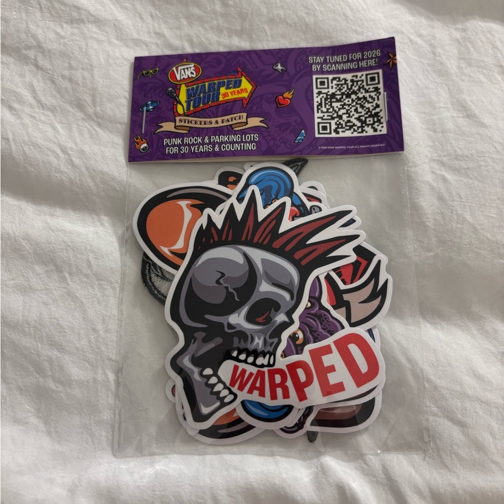 Vans Warped Tour Sticker Pack